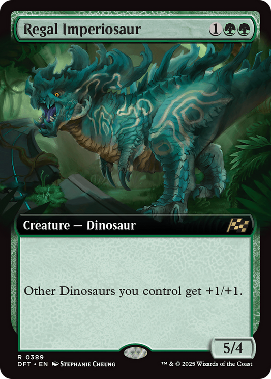 Regal Imperiosaur (DFT-389) - [Aetherdrift]: (Extended Art)