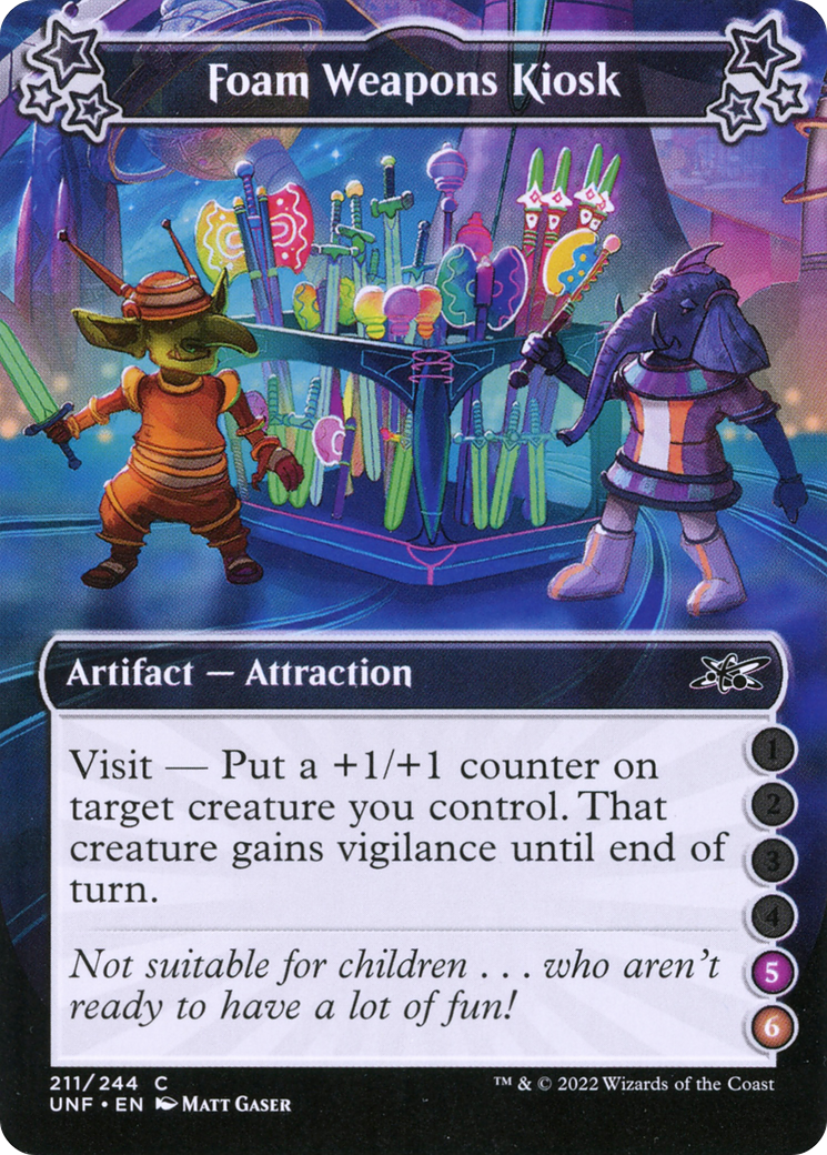 Foam Weapons Kiosk (UNF-211D) - [Unfinity] Foil