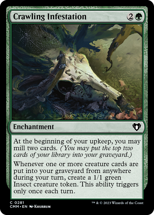 Crawling Infestation (CMM-281) - [Commander Masters]