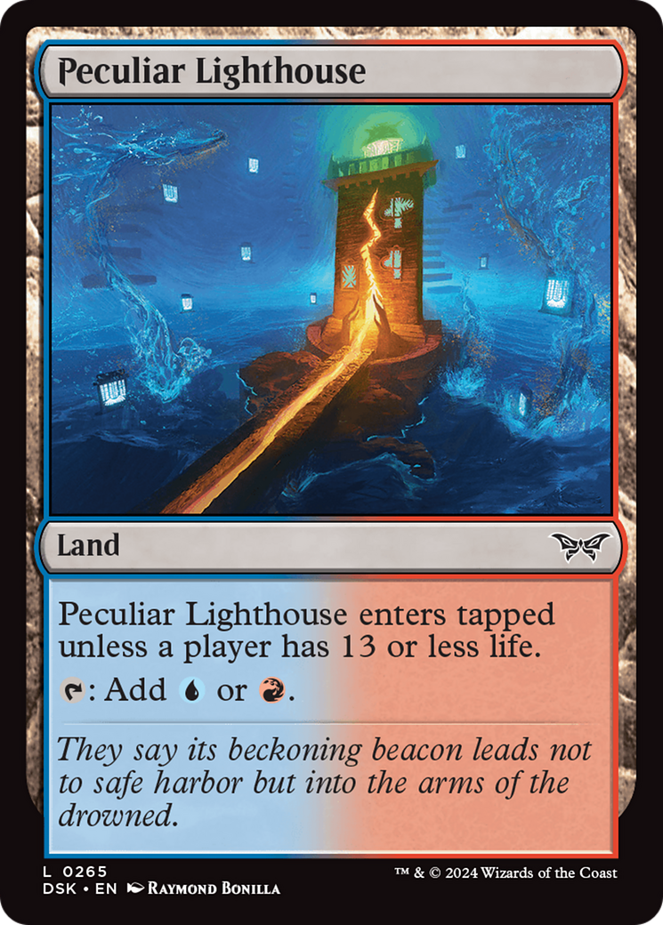 Peculiar Lighthouse (DSK-265) - [Duskmourn: House of Horror] Foil