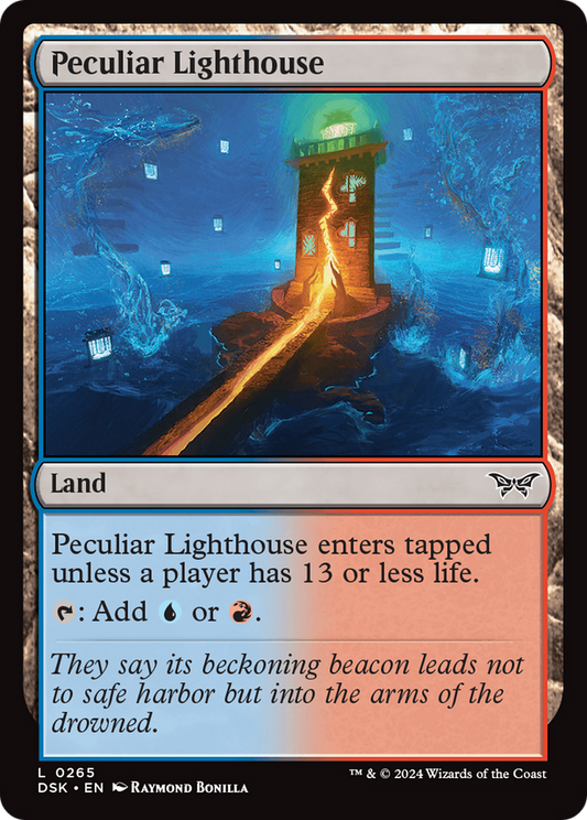 Peculiar Lighthouse (DSK-265) - [Duskmourn: House of Horror] Foil