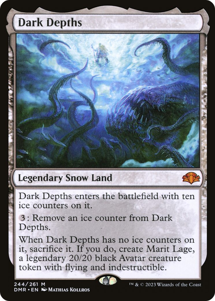 Dark Depths (DMR-244) - [Dominaria Remastered]: (snow)