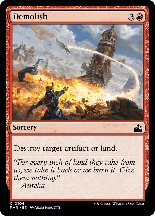 Demolish (RVR-106) - [Ravnica Remastered] Foil