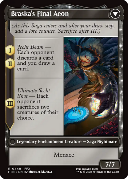 Jecht, Reluctant Guardian // Braska's Final Aeon (FIN-448) - [FINAL FANTASY]: (enchantment, Extended Art) Foil