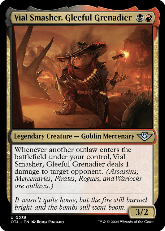 Vial Smasher, Gleeful Grenadier (OTJ-235) - [Outlaws of Thunder Junction] Foil