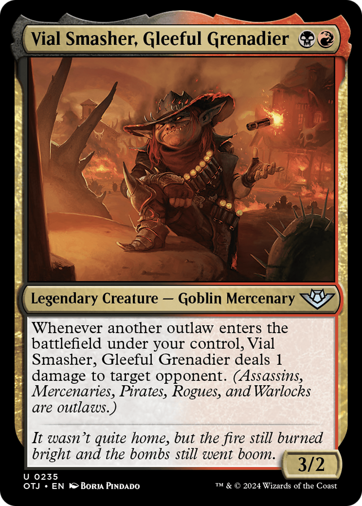Vial Smasher, Gleeful Grenadier (OTJ-235) - [Outlaws of Thunder Junction]