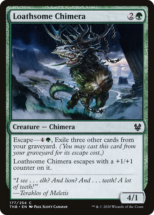Loathsome Chimera (THB-177) - [Theros Beyond Death] Foil