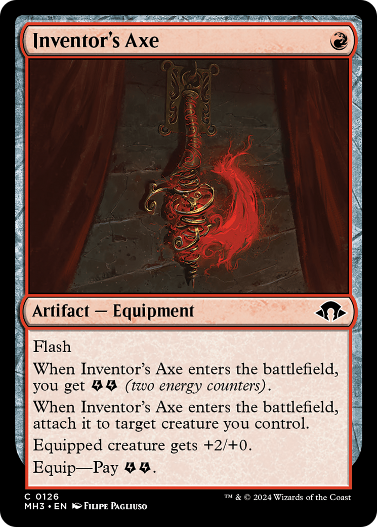 Inventor's Axe (MH3-126) - [Modern Horizons 3]