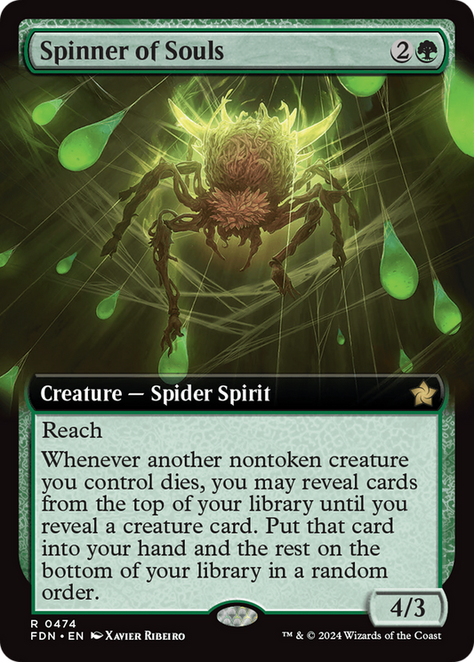 Spinner of Souls (FDN-474) - [Foundations]: (Extended Art) Foil