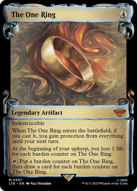 The One Ring (LTR-697) - [The Lord of the Rings: Tales of Middle-earth]: (Showcase) Foil