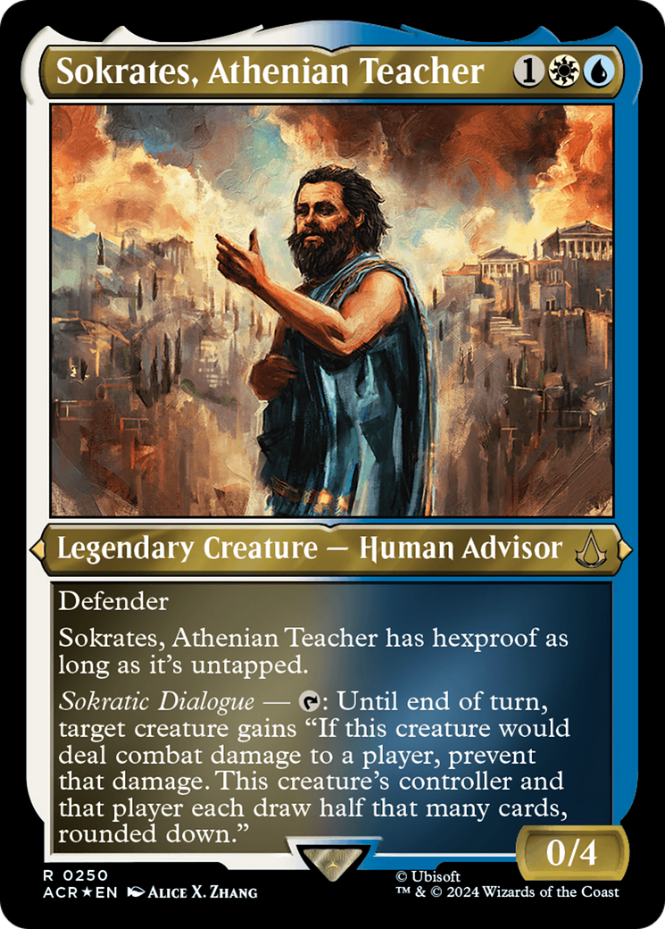 Sokrates, Athenian Teacher (ACR-250) - [Assassin's Creed] Etched Foil