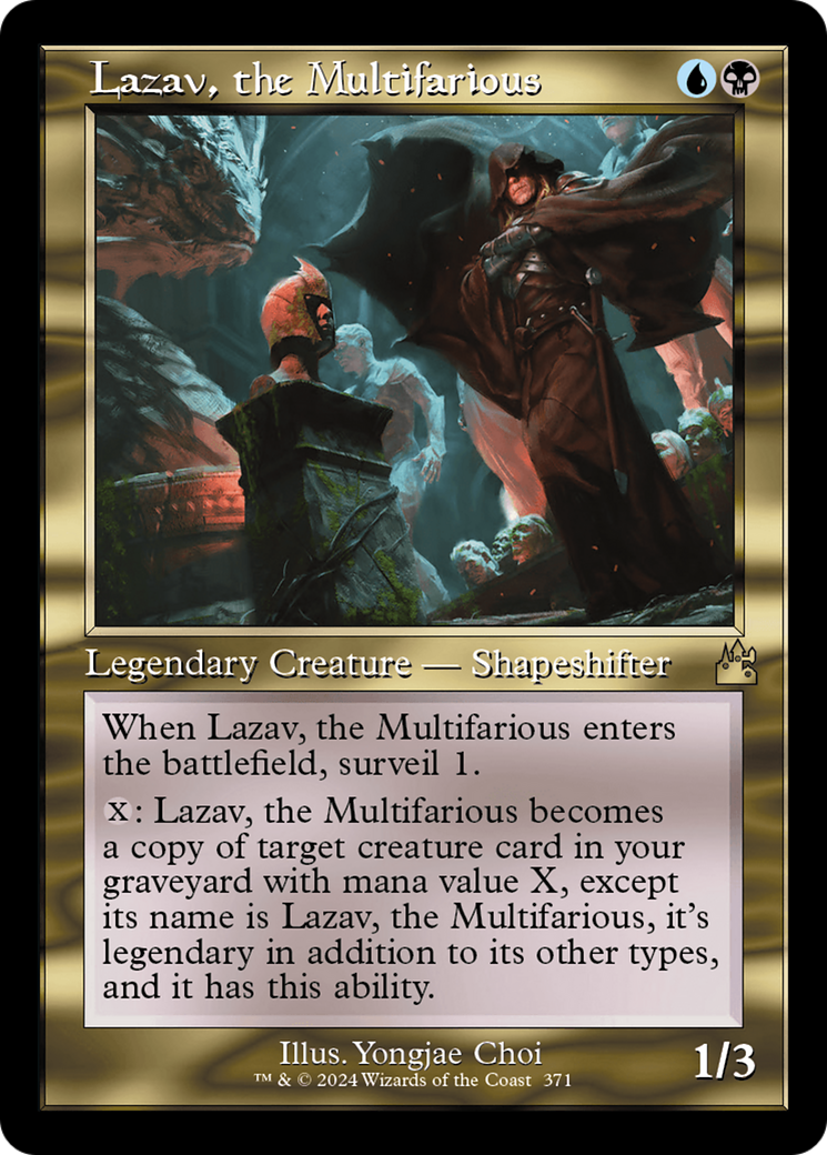 Lazav, the Multifarious (RVR-371) - [Ravnica Remastered] Foil