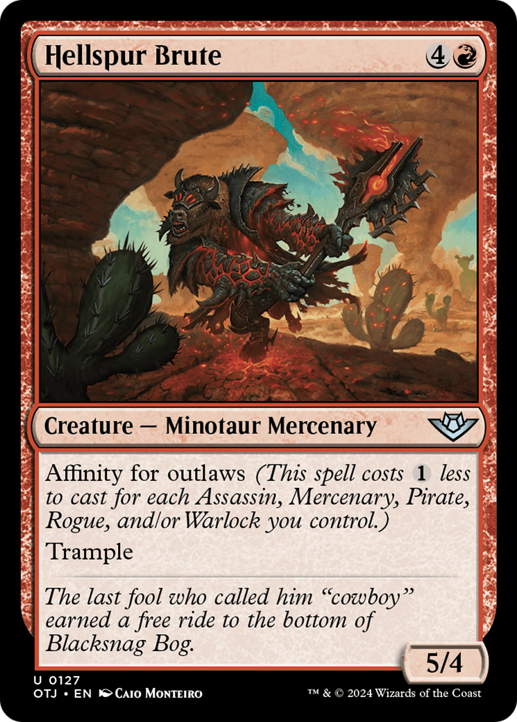 Hellspur Brute (OTJ-127) - [Hors-la-loi de Thunder Junction] Foil 