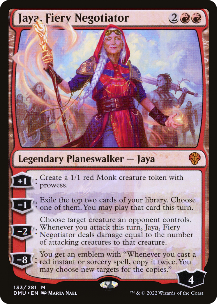 Jaya, Fiery Negotiator (DMU-133) - [Dominaria United] Foil