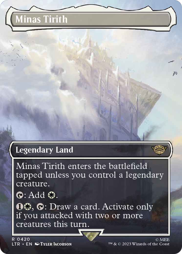 Minas Tirith (LTR-420) - [The Lord of the Rings: Tales of Middle-earth] (Borderless) Foil