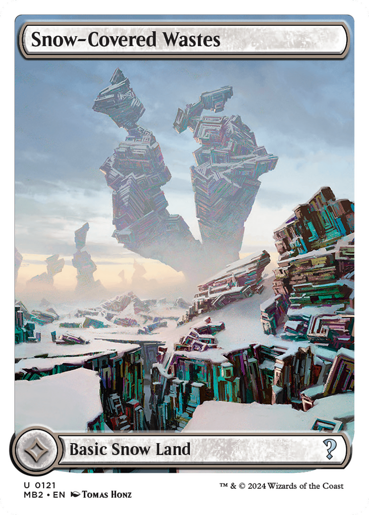 Snow-Covered Wastes (MB2-121) - [Mystery Booster 2]: (snow)