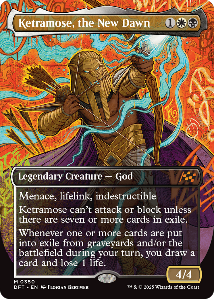 Ketramose, the New Dawn (DFT-350) - [Aetherdrift] (Borderless) Foil