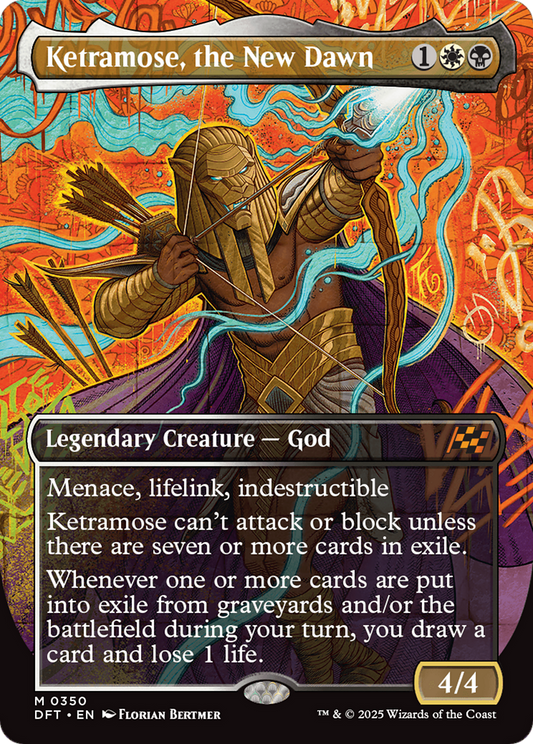 Ketramose, the New Dawn (DFT-350) - [Aetherdrift] (Borderless) Foil
