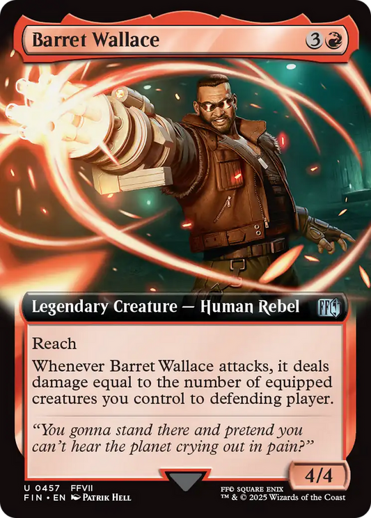 Barret Wallace (FIN-457) - [FINAL FANTASY]: (Extended Art)