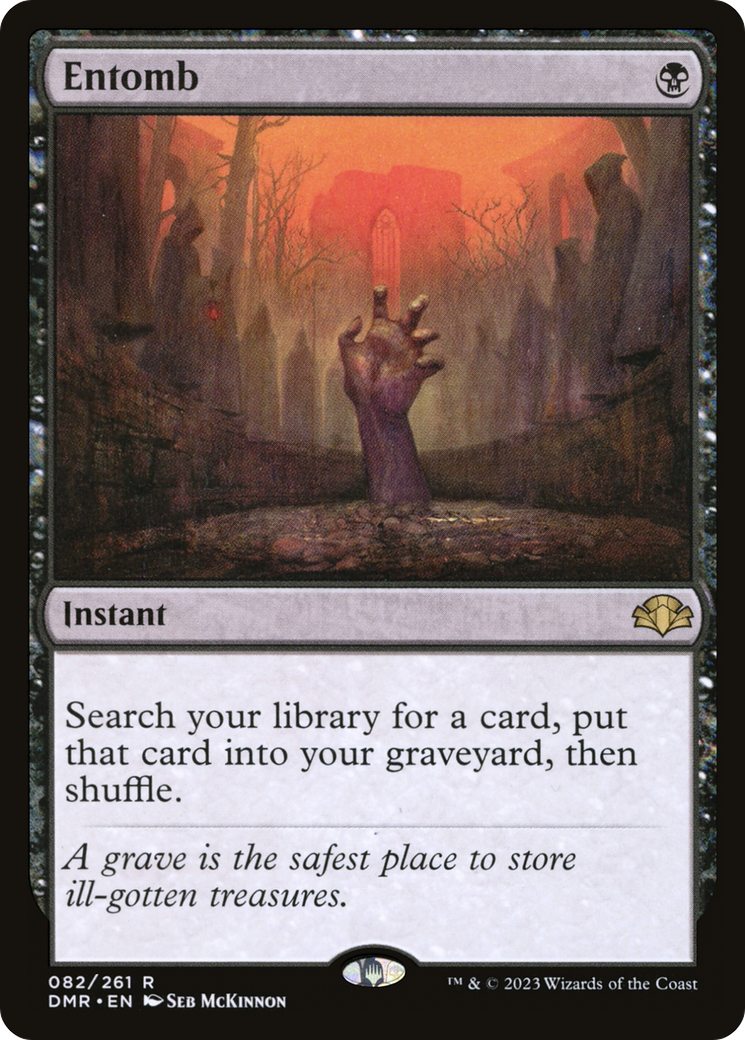Entomb (DMR-082) - [Dominaria Remastered] Foil