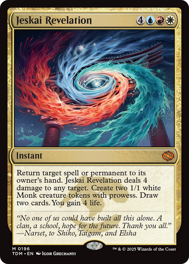 Jeskai Revelation (TDM-196) - [Tarkir: Dragonstorm]