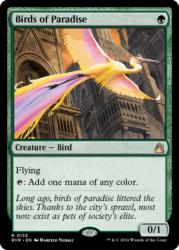 Birds of Paradise (RVR-133) - [Ravnica Remastered] Foil