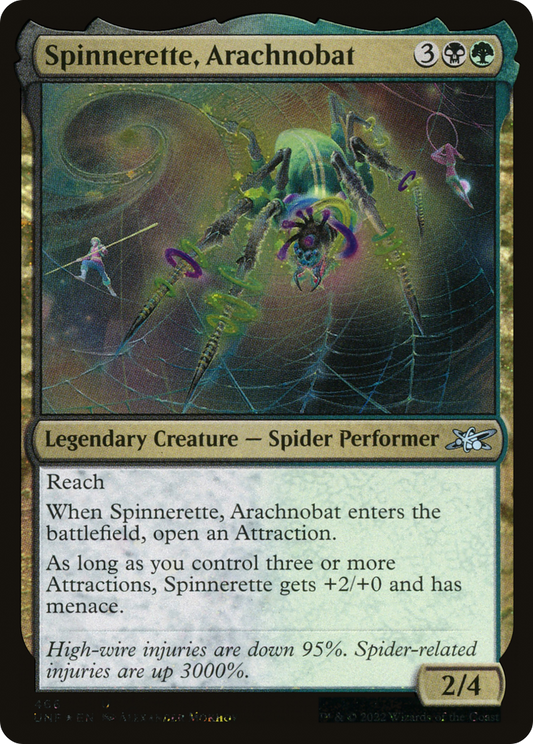 Spinnerette, Arachnobat (UNF-466) - [Unfinity] Foil
