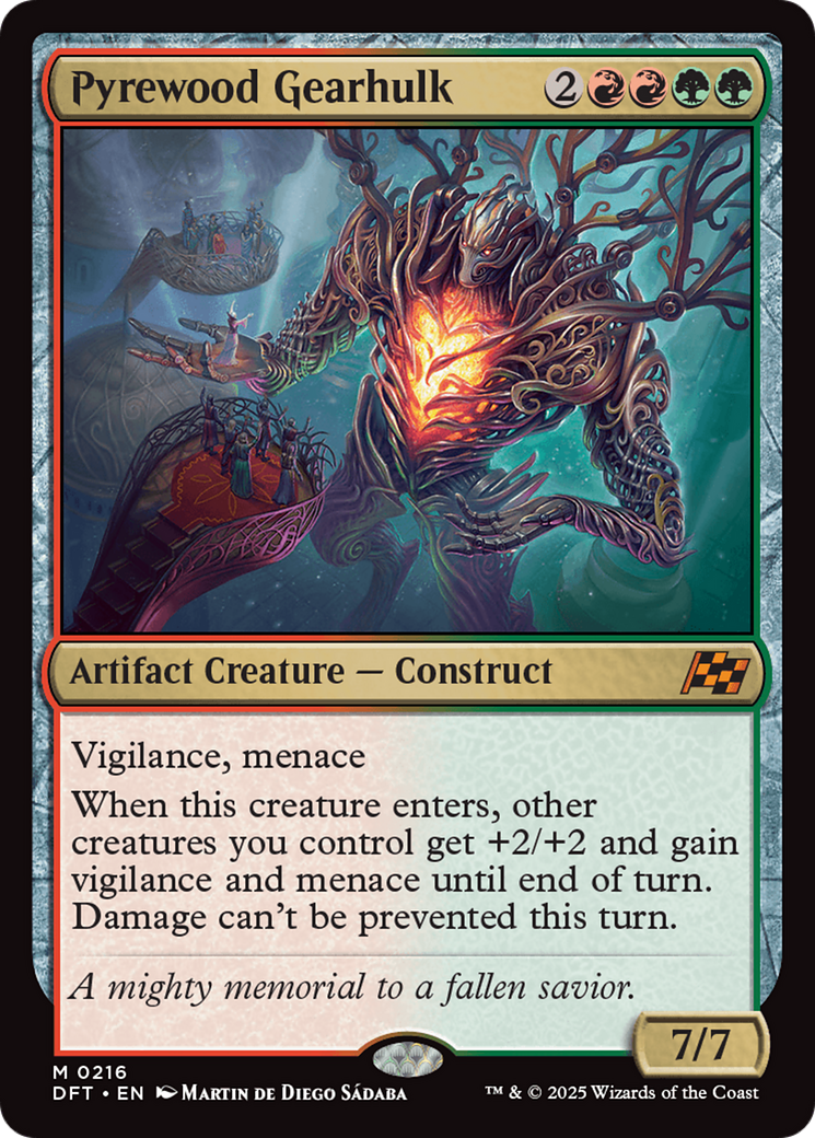 Pyrewood Gearhulk (DFT-216) - [Aetherdrift] Foil