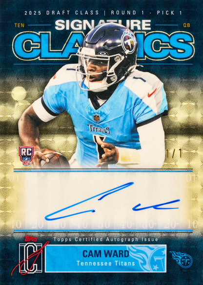 2025 Topps Signature Class Football Mega Box