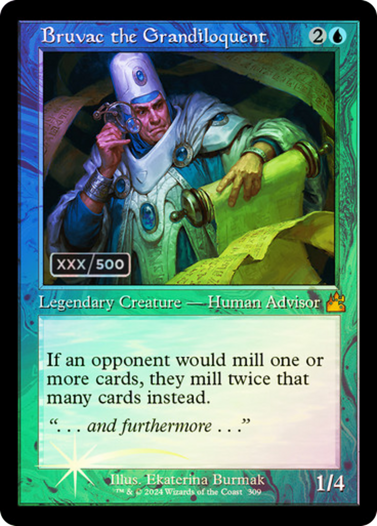 Bruvac the Grandiloquent (RVR-309Z) - [Ravnica Remastered] Foil