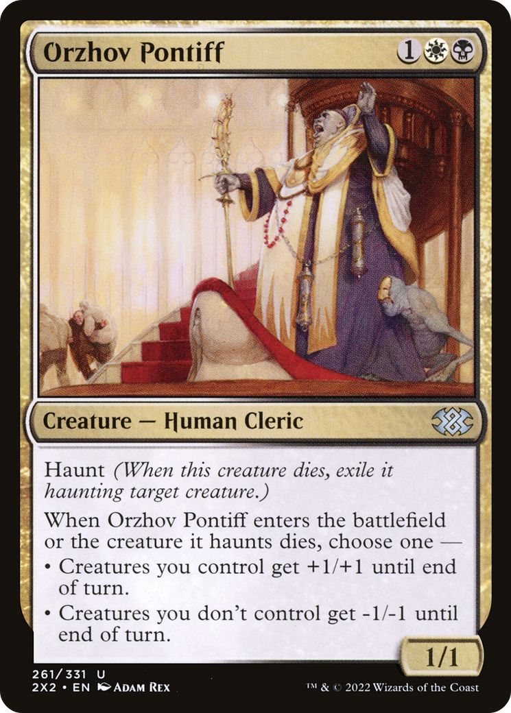 Orzhov Pontiff (2X2-261) - [Double Masters 2022] Foil