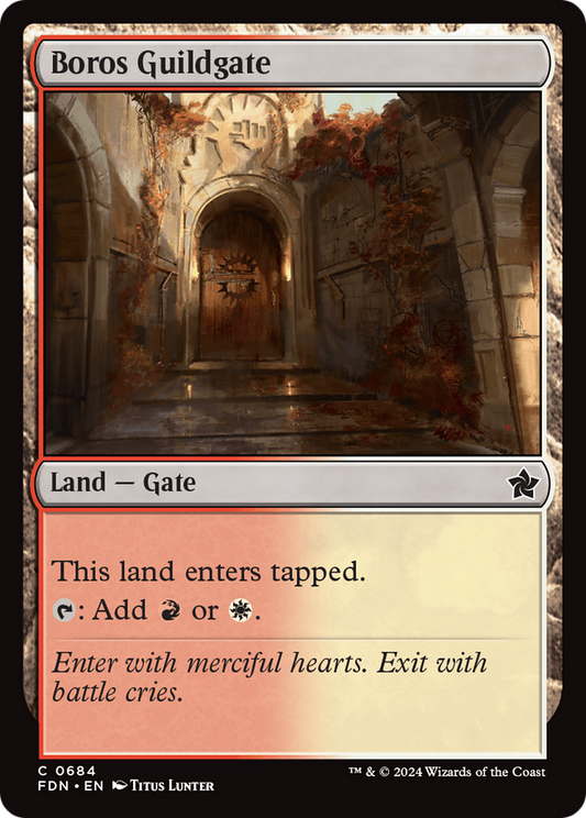 Boros Guildgate (FDN-684) - [Foundations]