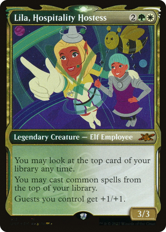 Lila, Hospitality Hostess (UNF-513) - [Unfinity]: (Showcase) Foil