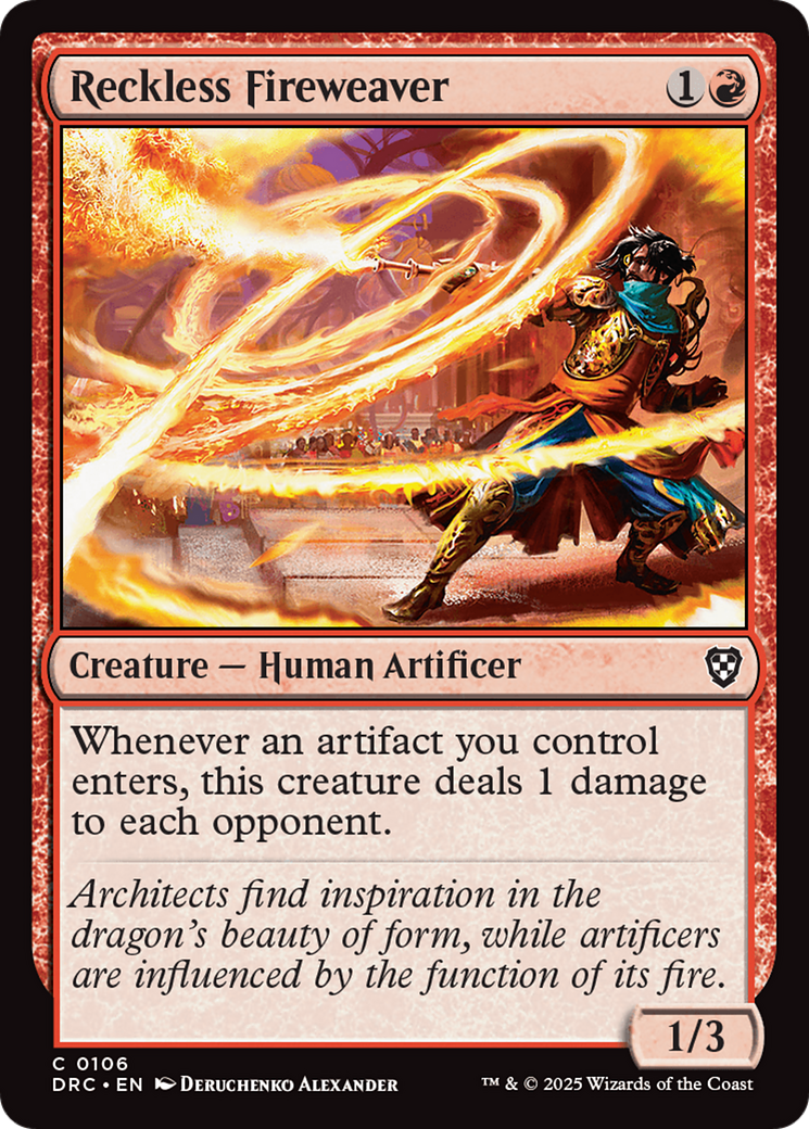 Reckless Fireweaver (DRC-106) - [Commander: Aetherdrift]
