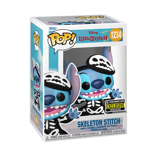 Lilo & Stitch Skeleton Stitch Funko Pop! Vinyl Figure - Entertainment Earth Exclusive