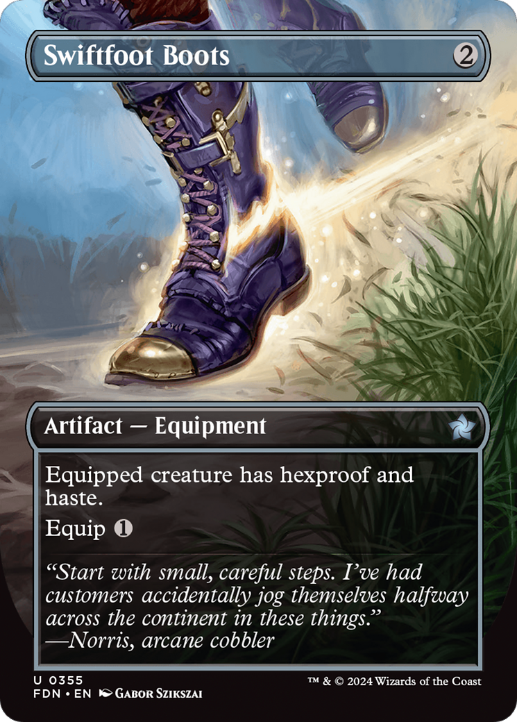 Swiftfoot Boots (FDN-355) - [Foundations] (Borderless) Foil