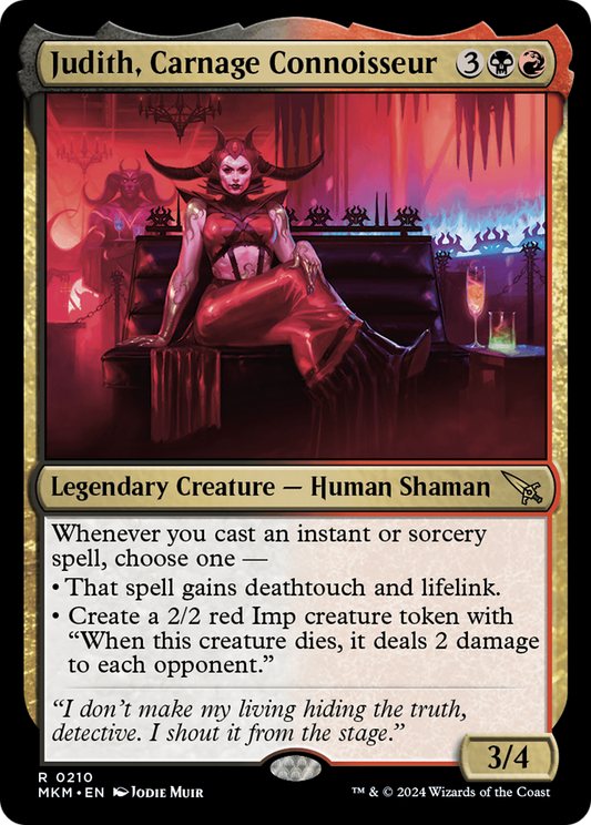 Judith, Carnage Connoisseur (MKM-210) - [Murders at Karlov Manor]