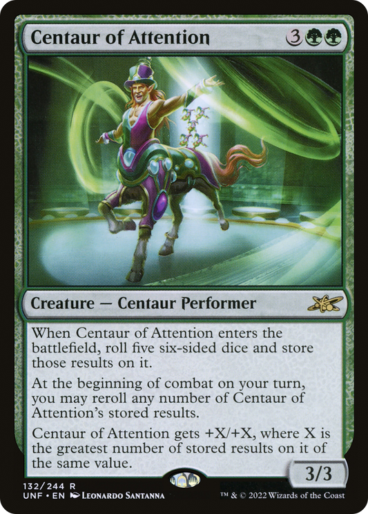 Centaur of Attention (UNF-132) - [Unfinity] Foil
