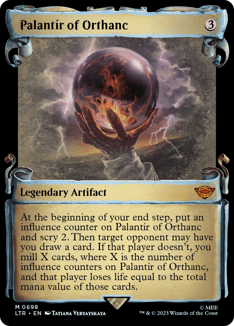 Palantír of Orthanc (LTR-698) - [The Lord of the Rings: Tales of Middle-earth]: (Showcase)