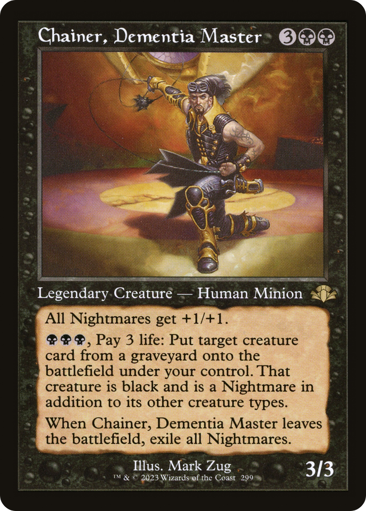 Chainer, Dementia Master (DMR-299) - [Dominaria Remastered] Foil