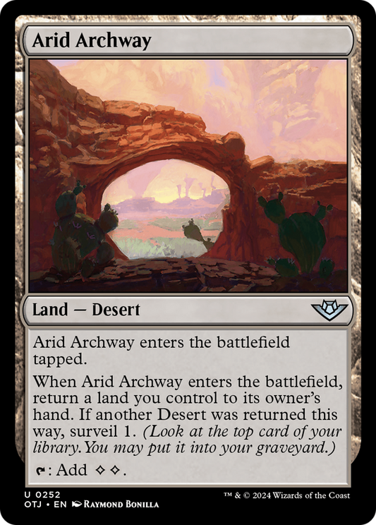 Arid Archway (OTJ-252) - [Outlaws of Thunder Junction] Foil