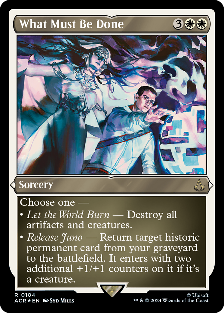 What Must Be Done (ACR-184) - [Assassin's Creed] Etched Foil