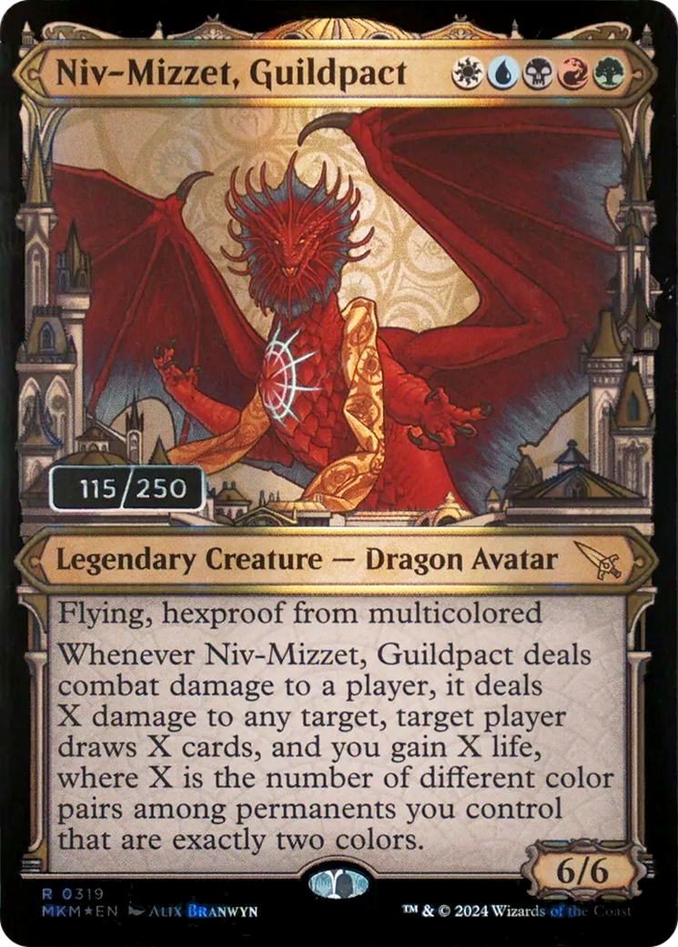 Niv-Mizzet, Guildpact (MKM-319) - [Murders at Karlov Manor] Foil