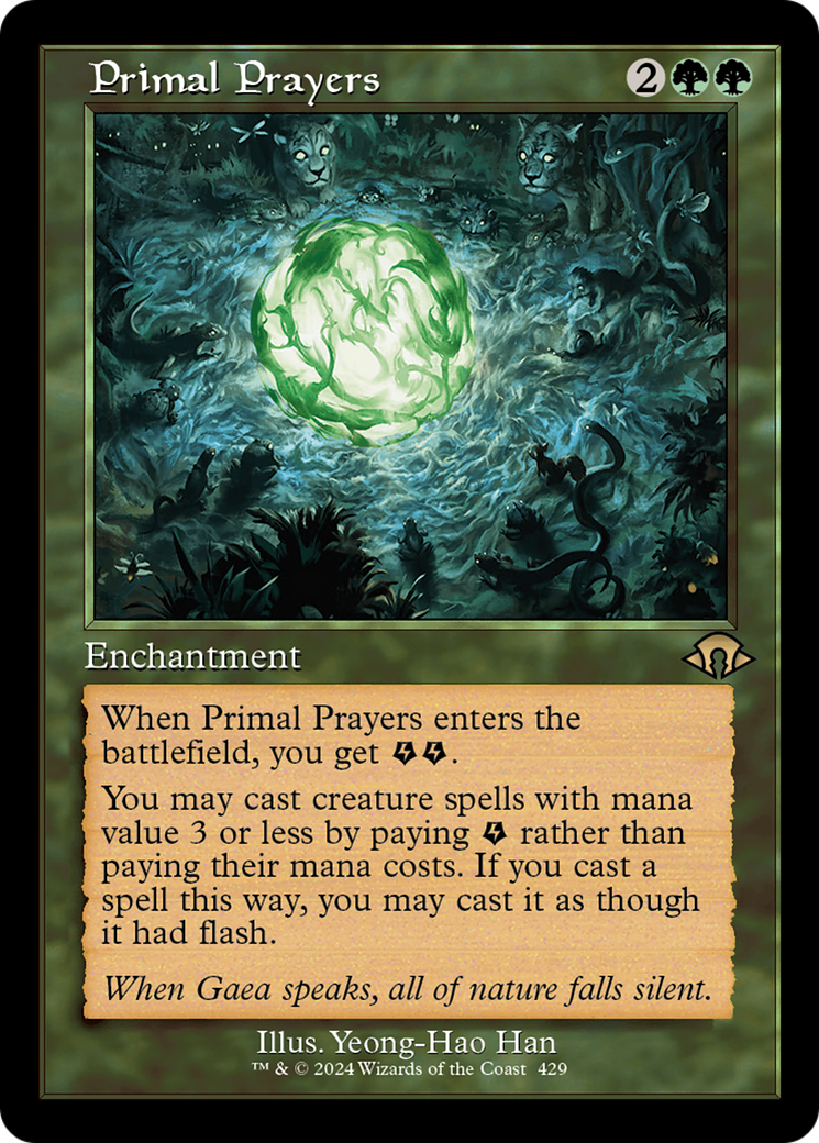 Prières primordiales (MH3-429) - [Modern Horizons 3] Foil