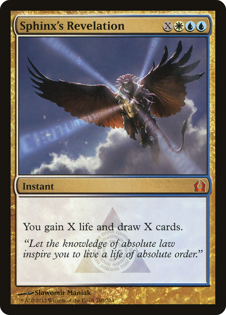 Sphinx's Revelation (RTR-200) - [Return to Ravnica] Foil