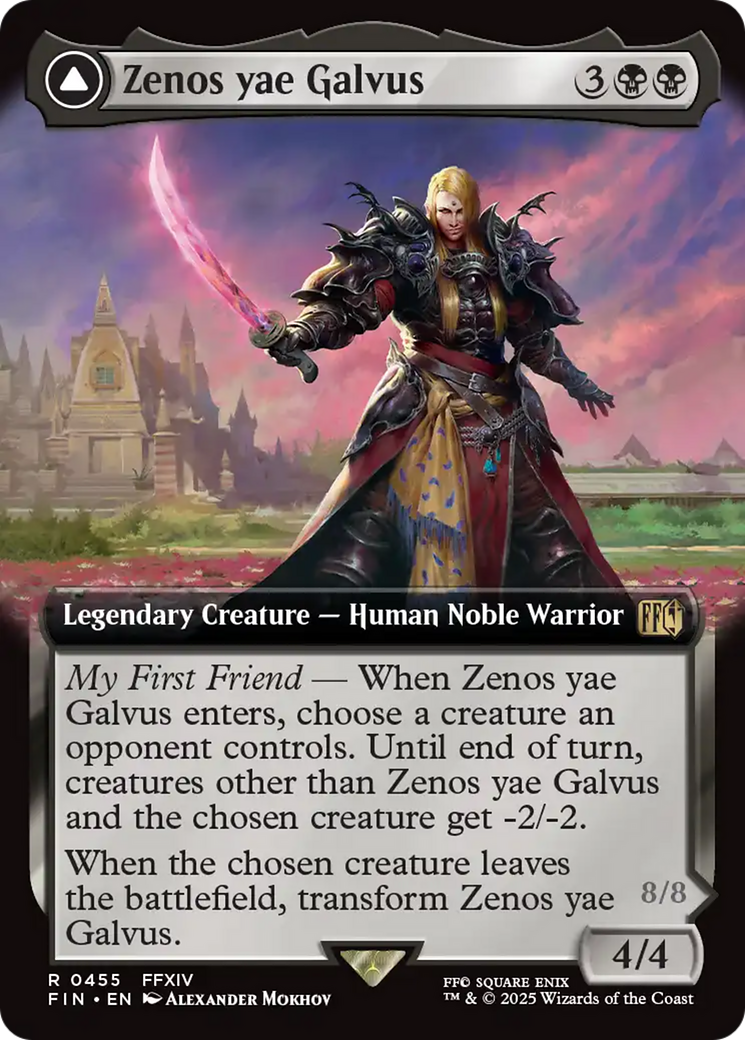 Zenos yae Galvus // Shinryu, Transcendent Rival (FIN-455) - [FINAL FANTASY]: (Extended Art) Foil