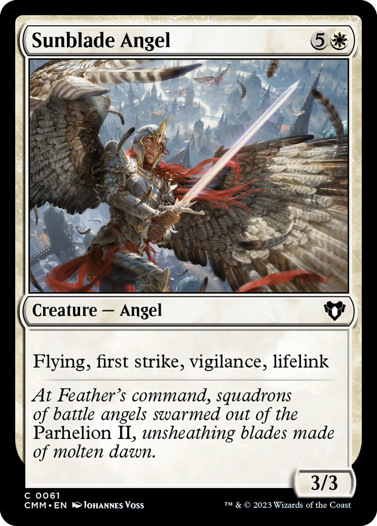 Sunblade Angel (CMM-061) - [Commander Masters]