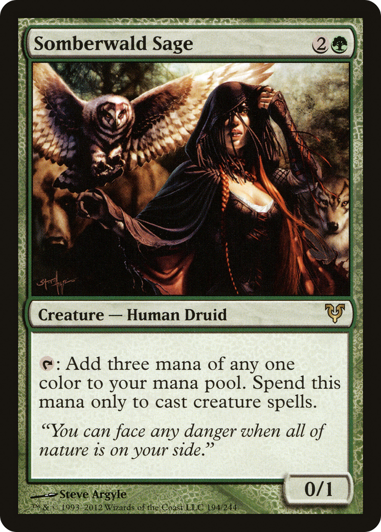 Somberwald Sage (AVR-194) - [Avacyn Restored]