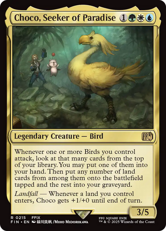 Choco, Seeker of Paradise (FIN-215) - [FINAL FANTASY] Foil