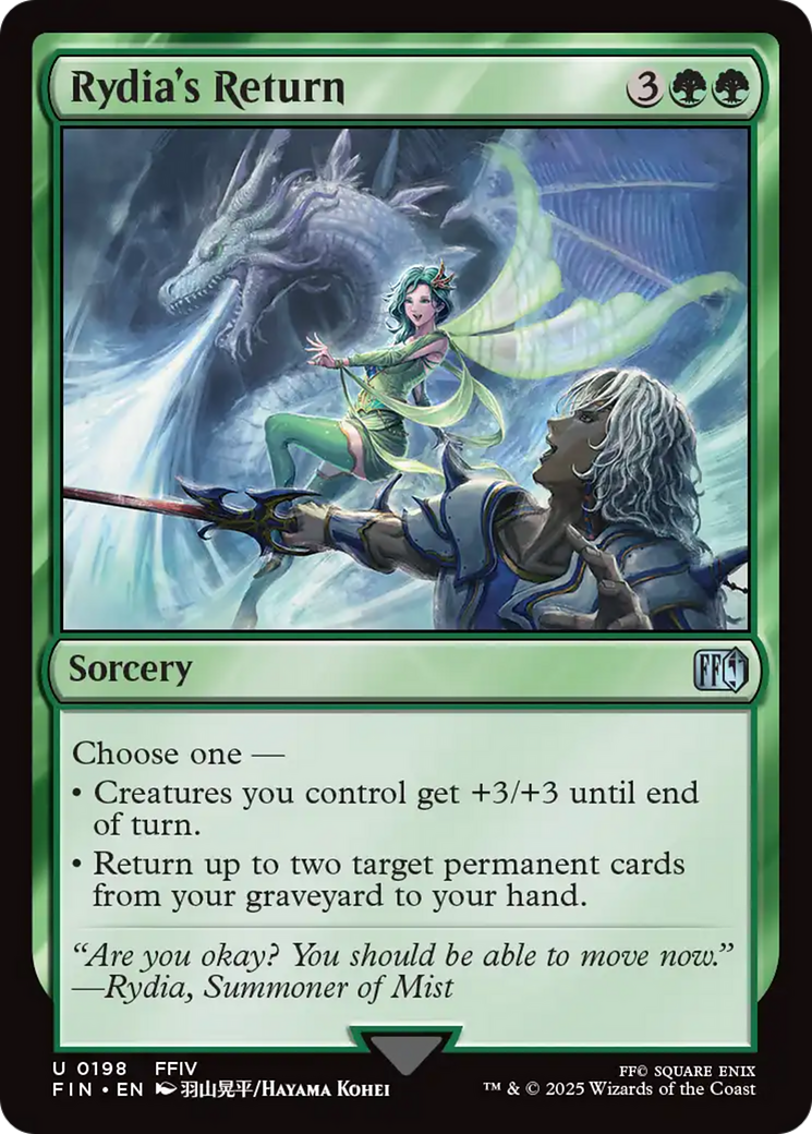 Rydia's Return (FIN-198) - [FINAL FANTASY] Foil